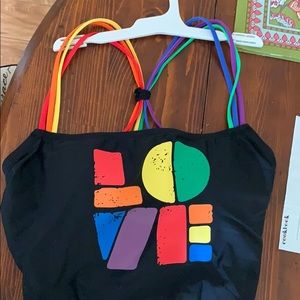NWT 1-piece LOVE swimsuit
